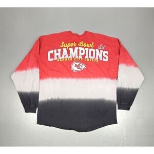 Fanatics Kansas City Chiefs T-Shirt Womens Medium‎ Tie-Dye Super Bowl Champions